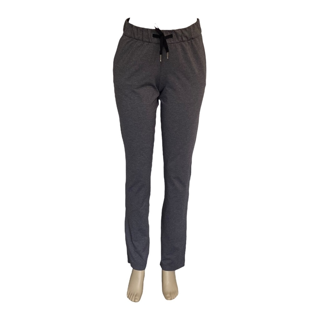 Lululemon On The Fly Pant Luxtreme Heathered Black Size 8